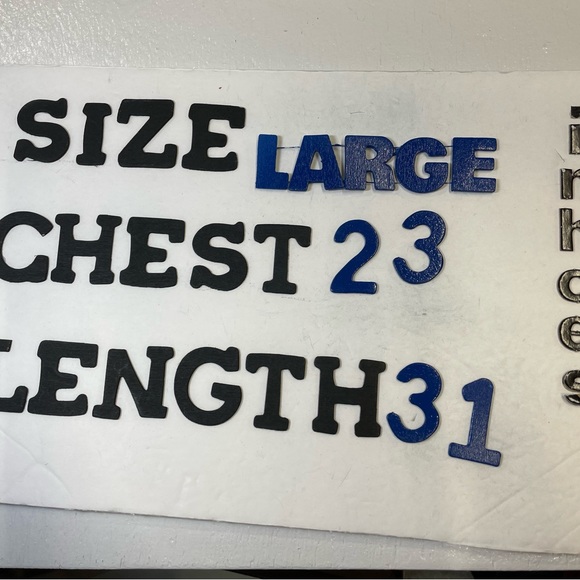 Travis Matthew Mens Sz Large Blue Striped Golf Performance Polo Shirt (D4) - Picture 5 of 5